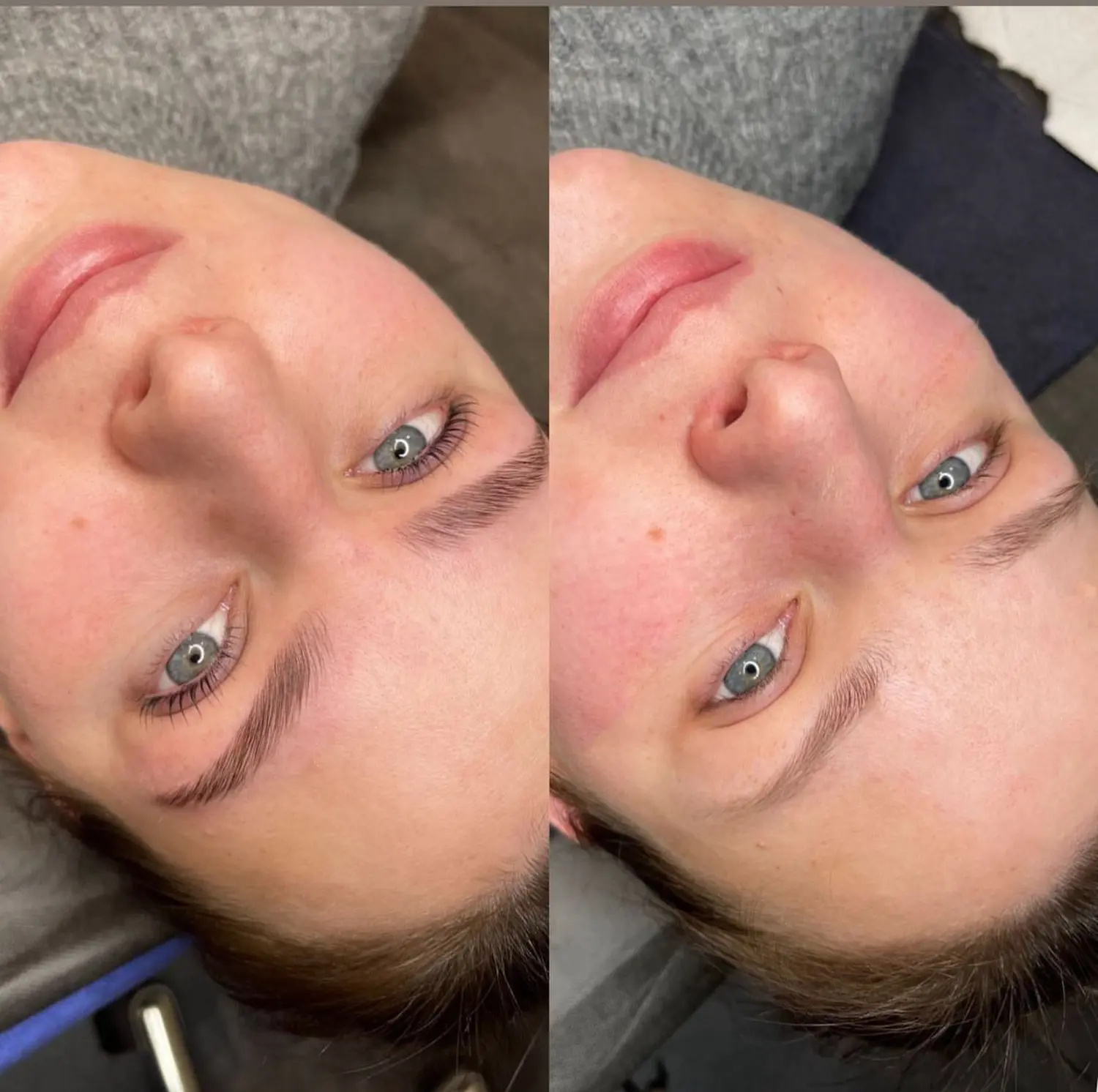 Permanent Pro by Jenny Mamytova - Augenbrauenlifting vorher und nachher