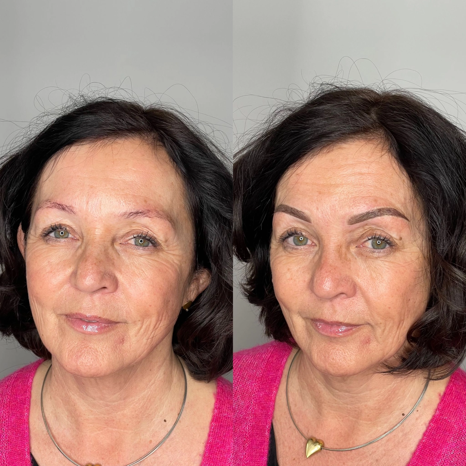 Permanent Pro by Jenny Mamytova - Augenbrauen vorher und nachher