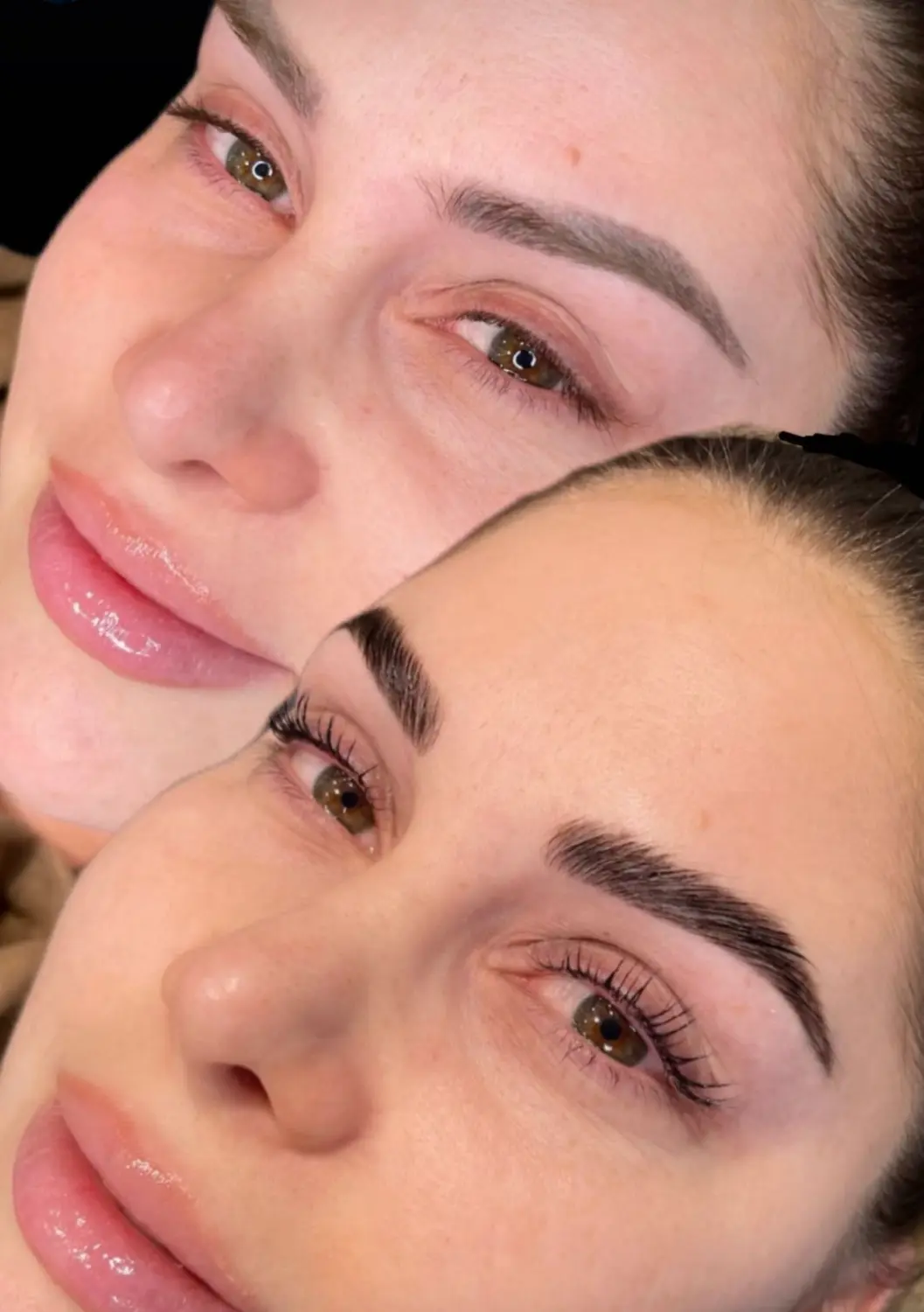 Permanent Pro by Jenny Mamytova - Augenbrauenlifting vorher und nachher