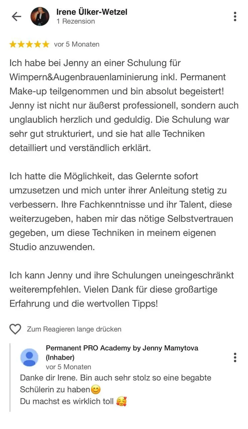 Permanent Pro by Jenny Mamytova - Bewertungen Bild